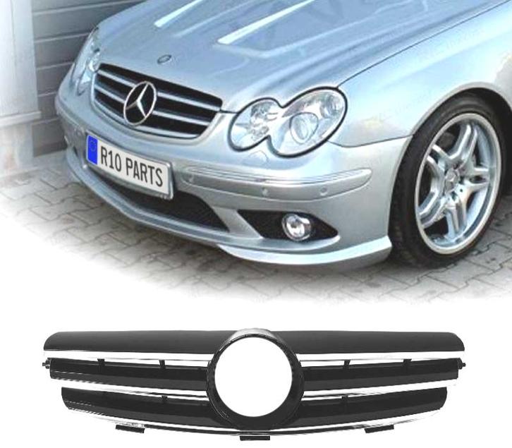 Calandre Sport Pour Mercedes Clk W209 02- Look Sport Noir Ch, Auto-onderdelen, Carrosserie, Verzenden
