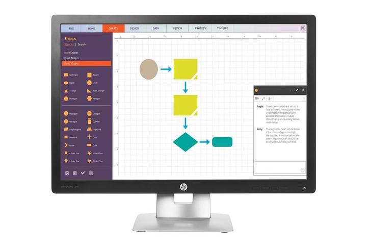 HP EliteDisplay E242 Zwart, Computers en Software, Monitoren, Zo goed als nieuw, Ophalen of Verzenden