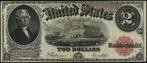 Verenigde Staten. - 2 Dollars 1917 Legal Tender Note Thomas, Postzegels en Munten