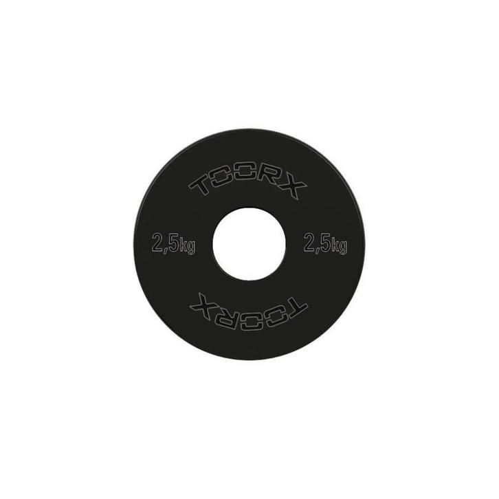 Toorx Fitness Micro Halterschijven - 50 mm - Zwart - Staal 2, Sport en Fitness, Fitnessmaterialen, Nieuw, Verzenden