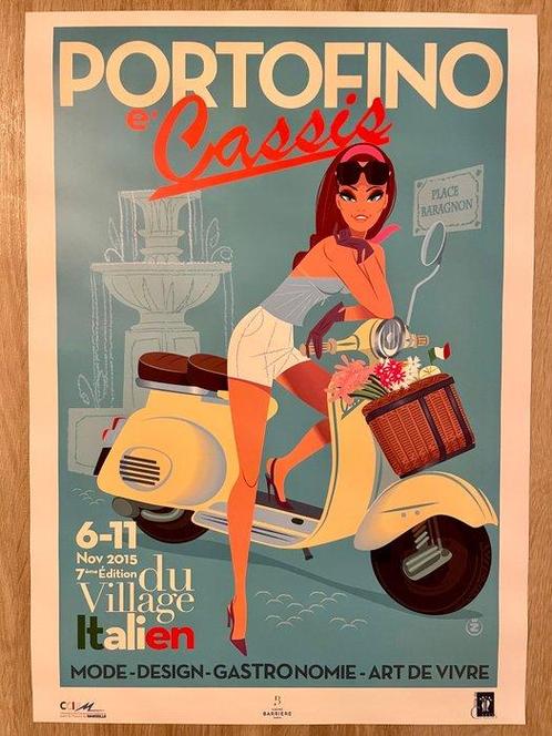 Monsieur Z - Portofino - Viva La Vespa - Année 2015, Antiek en Kunst, Kunst | Designobjecten
