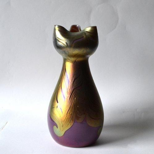 Kralik - Vase - Verre, Antiek en Kunst, Antiek | Glaswerk en Kristal