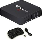 MXQ Pro 4K TV Box Mediaspeler Android Kodi - 1GB RAM - 8GB, TV, Hi-fi & Vidéo, Verzenden