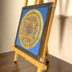 Painting of Tibetan Tradition - Mandala Yantra with Om, Huis en Inrichting, Nieuw