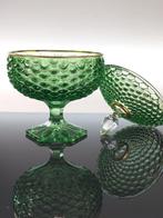 Secoloventesimo - Koekjesdoos - Bubbel - Bladgoud - Groene, Antiquités & Art