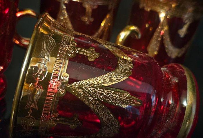 antica cristalleria italiana - Koffieservies (6) -, Antiek en Kunst, Antiek | Meubels | Tafels