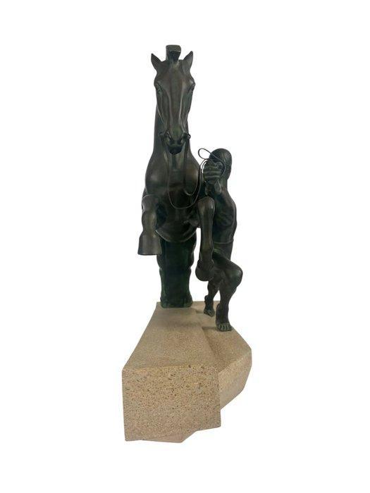 Max le Verrier, Charles - Sculpture, Lappel - 55 cm -, Antiek en Kunst, Antiek | Meubels | Stoelen en Sofa's