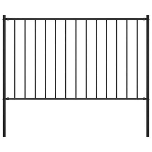 Hekpaneel Zwart 1,7x1m | Retour Deal | Tuin afsluiten -55%, Tuin en Terras, Tuinhekken en Hekwerk, Nieuw, IJzer, Tuinhek, Verzenden