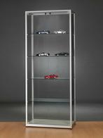 *TIP*  Luxe vitrinekast aluminium 80 cm met glas en twee dr, Zakelijke goederen, Ophalen of Verzenden