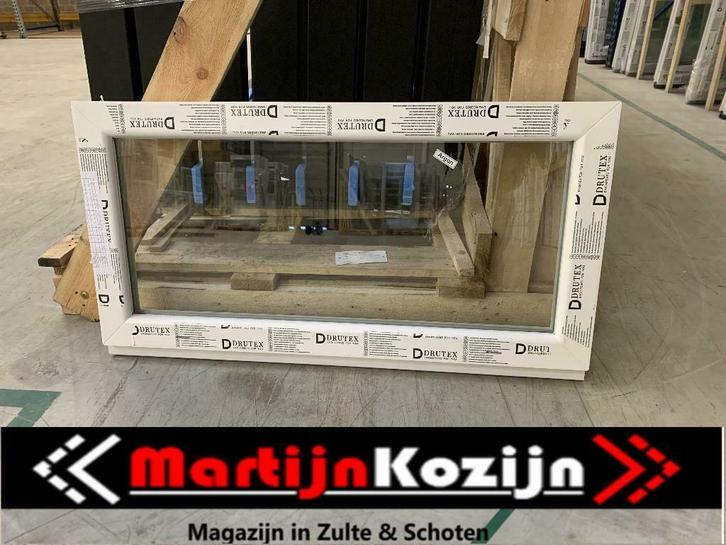 PVC Verschillende vaste ramen op voorraad HR++ Argon Ug=1.1, Doe-het-zelf en Bouw, Raamkozijnen en Schuifdeuren, Inclusief glas