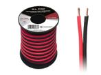 2 x 4.00 mm zwart/rood op rol 10 meter 2-aderige kabel, Verzenden, Nieuw, Kabel of Snoer