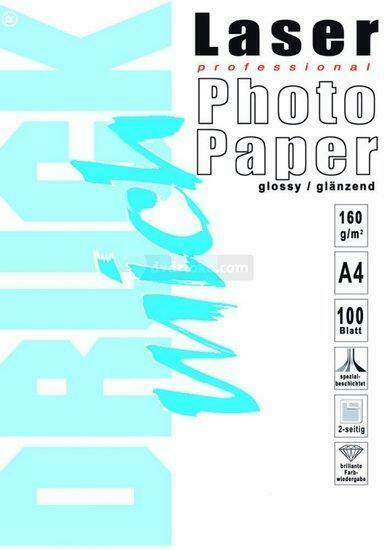 Fotopapier voor laser printer A4 160g/m glans 100 vel, Informatique & Logiciels, Fournitures d'imprimante, Envoi
