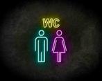 WC LUXE neon sign - LED neon reclame bord