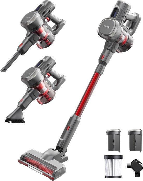 2dekans | Auronic Steelstofzuiger - Draadloos - Zonder Zak -, Doe-het-zelf en Bouw, Reinigingsmachines, Ophalen of Verzenden