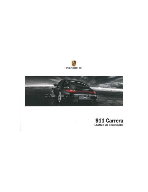 2010 PORSCHE 911 CARRERA INSTRUCTIEBOEKJE ITALIAANS, Auto diversen, Handleidingen en Instructieboekjes