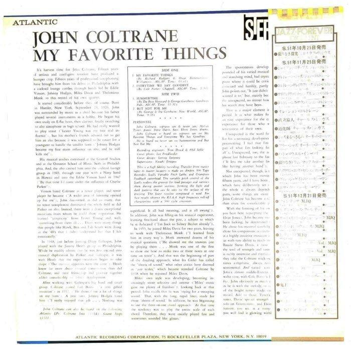 John Coltrane - My Favorite Things - Vinylplaat - Japanse, Cd's en Dvd's, Vinyl Singles