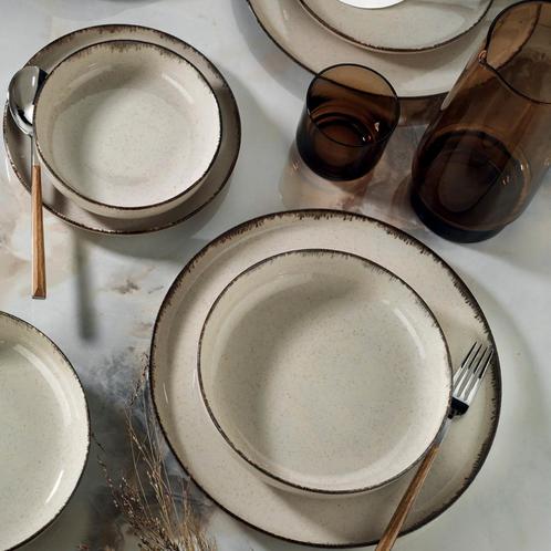 24-delige serviesset Loods | Hermia, Huis en Inrichting, Keuken | Servies, Nieuw, Porselein, Verzenden