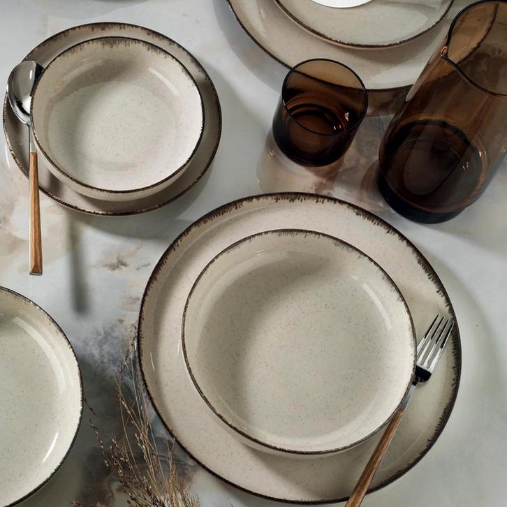 24-delige serviesset Loods | Hermia, Huis en Inrichting, Keuken | Servies, Nieuw, Porselein, Verzenden