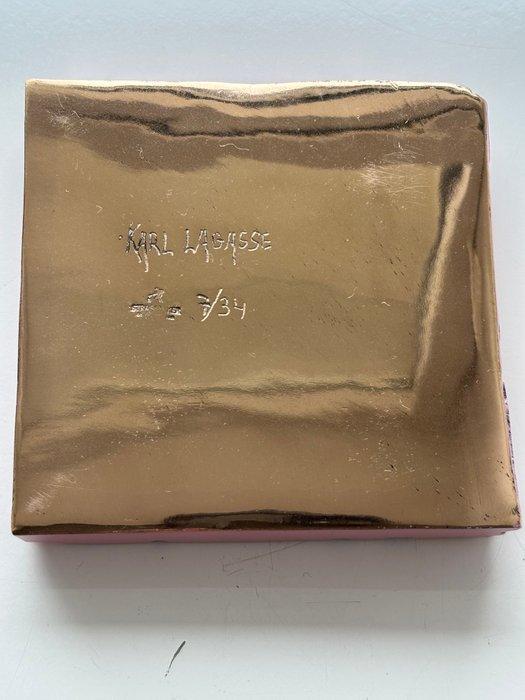 Karl Lagasse (1981) - Bronze Rose Pastel, Antiek en Kunst, Kunst | Schilderijen | Modern