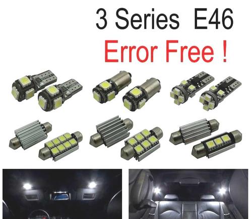 KIT 18 AMPOULES LED INTÉRIEUR POUR BMW E46 M3 318I 318TI 323, Auto-onderdelen, Verlichting, Verzenden