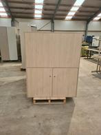 Kantoor kast hout B120xD40xH150 cm gebruikt, Ophalen of Verzenden, Nieuw in verpakking