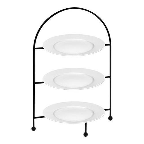 Etagère | Metaal | 3x Ø210mm | Incl. Borden | Hoogte 260mm, Zakelijke goederen, Horeca | Keukenapparatuur, Nieuw in verpakking