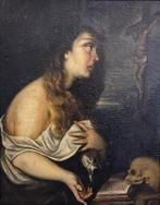 Spanish school (XVIII) - Magdalene and the skull