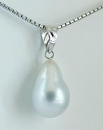 Zonder minimumprijs - Hanger - 18 karaat Witgoud Parel -