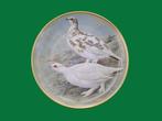 Limoges - Basil Ede - Bord (12) - Porselein - Wilde vogels