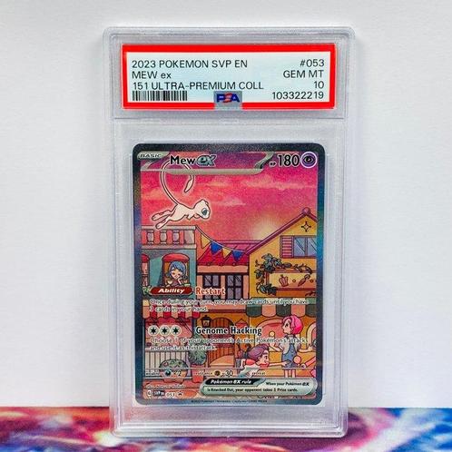 Pokémon Graded card - Mew ex #053 Scarlet & Violet 151 Mew, Hobby en Vrije tijd, Verzamelkaartspellen | Pokémon
