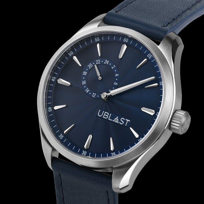 Ublast - Prestige - Sapphire Glass - REF.UBPRS42BU - Ltd., Handtassen en Accessoires, Horloges | Heren