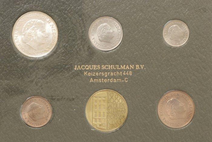 Nederland. Jaarset 1965 100 jarig Jubileum firma, Postzegels en Munten, Munten | Nederland