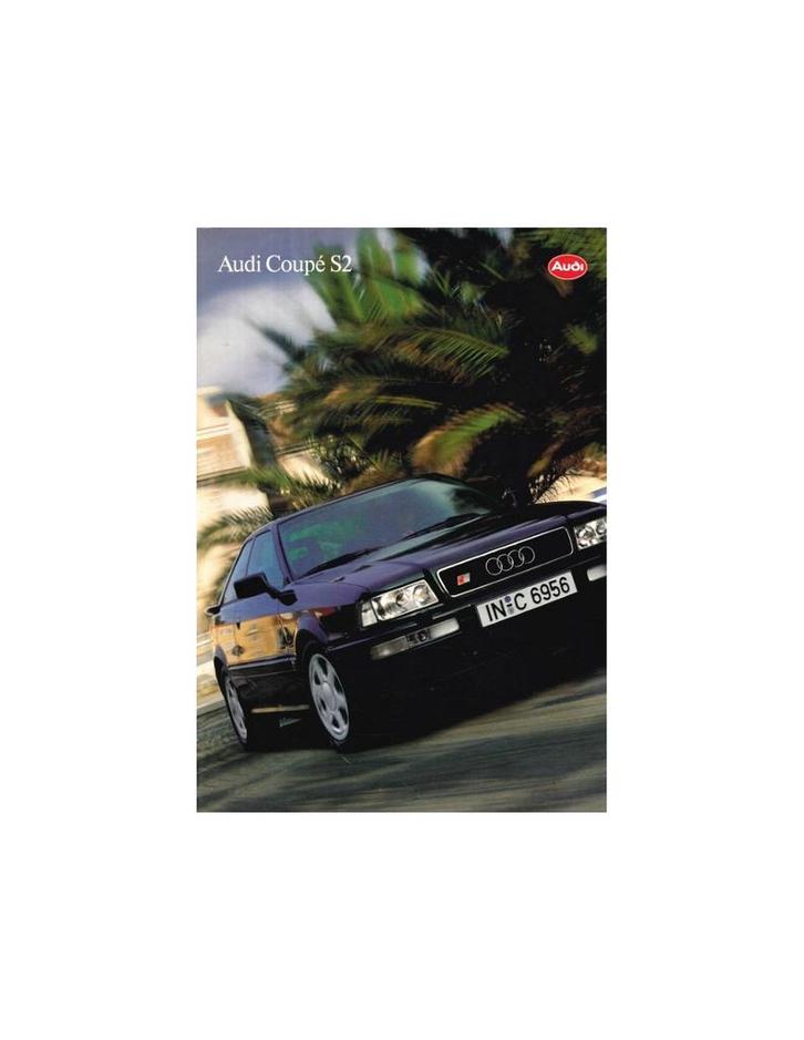 1993 AUDI COUPE S2 BROCHURE DUITS, Boeken, Auto's | Folders en Tijdschriften
