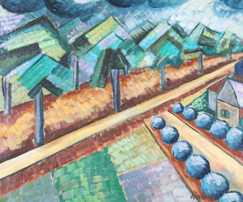Auguste Herbin (1882-1960) - Paysage, Antiek en Kunst, Kunst | Schilderijen | Modern