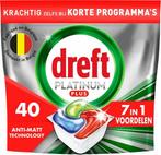 2dekans | Dreft Vaatwastabletten Platinum Plus All In One 40, Ophalen of Verzenden, Nieuw