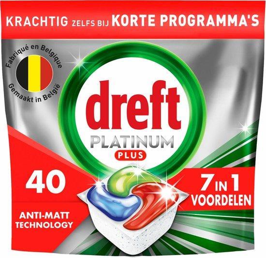 2dekans | Dreft Vaatwastabletten Platinum Plus All In One 40, Elektronische apparatuur, Vaatwasmachines, Ophalen of Verzenden
