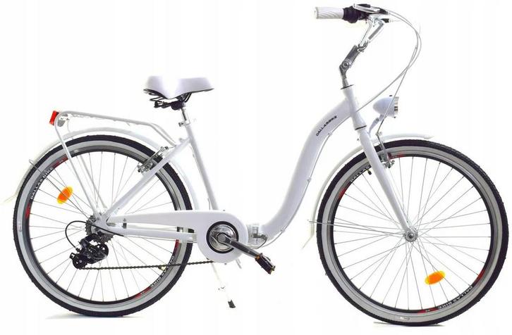 Vouwfiets - 26 inch - met 7 versnellingen - wit, Fietsen en Brommers, Fietsen | Vouwfietsen, Nieuw, Ophalen of Verzenden