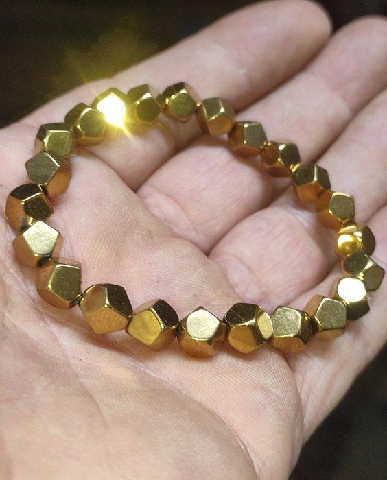 Prachtige pyrietarmband in cadeauverpakking, gratis, Collections, Minéraux & Fossiles