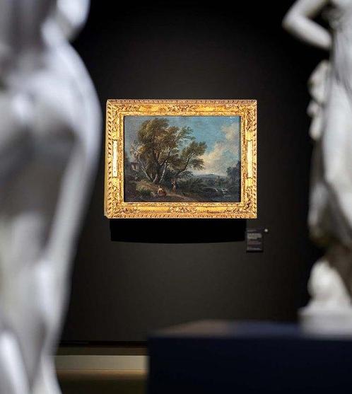 Gaspar Dughet (1615 – 1675), Suiveur de - Paesaggio con, Antiek en Kunst, Kunst | Schilderijen | Klassiek
