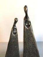 Sculpture, “ Sisters “ - 21 cm - Bronze