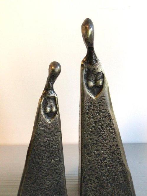 Sculpture, “ Sisters “ - 21 cm - Bronze, Antiek en Kunst, Curiosa en Brocante