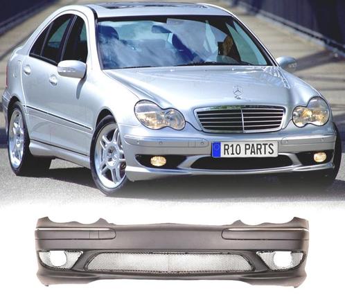 PARE CHOCS FRONTAL MERCEDES CLASSE C W203 00-03 LOOK AMG, Auto-onderdelen, Carrosserie, Verzenden