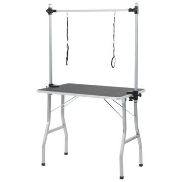 vidaXL Trimtafel voor huisdieren met 2 aanlijnopties, Verzenden