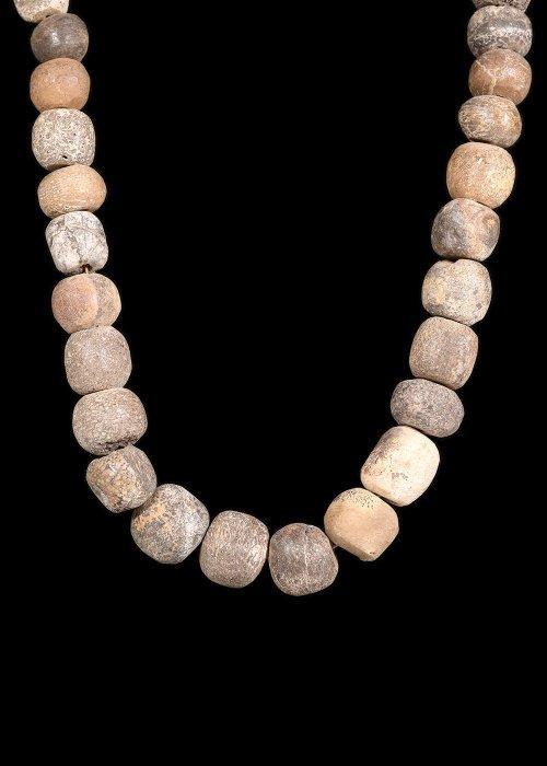 Prehistorisch Mammoetbeen Kralenketting (Zonder, Antiek en Kunst, Antiek | Overige Antiek