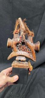 Original fantastique Tyiwara Bamana - masque africain (32cm), Antiquités & Art