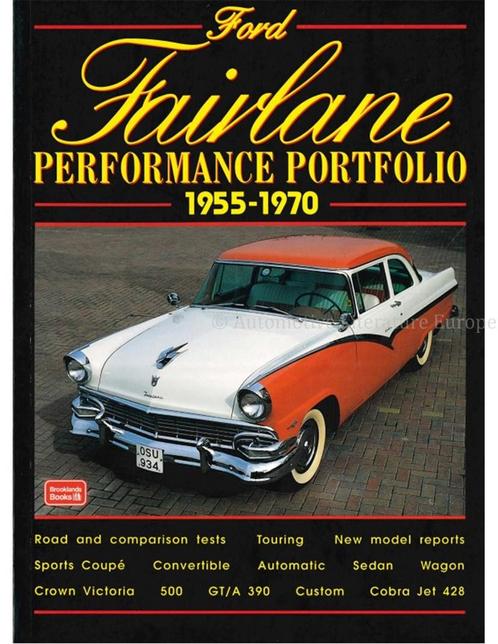FORD FAIRLANE PERFORMANCE PORTFOLIO 1955-1970 (BROOKLANDS), Boeken, Auto's | Boeken