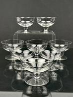 Val Saint Lambert - Drinkset (8) - champagne, sorbet of