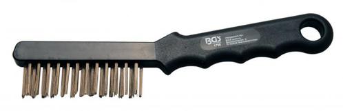 Bgs Technic Remklauwborstel staaldraad 220 mm, Auto-onderdelen, Banden en Velgen, Verzenden