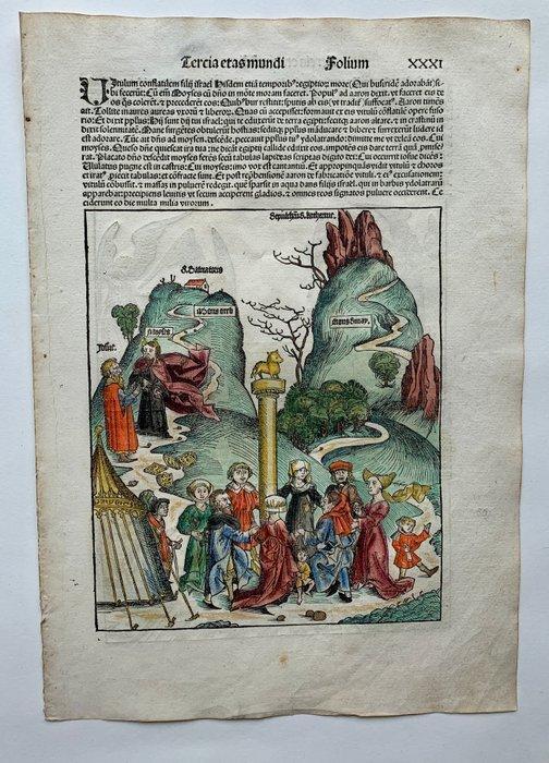 World - Impression décorative; Hartmann Schedel - The, Boeken, Atlassen en Landkaarten