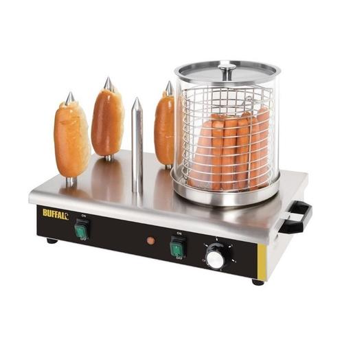 Hotdog verwarmer | 650W | Met 4 warmhoud pennen |, Zakelijke goederen, Horeca | Keukenapparatuur, Nieuw in verpakking, Verzenden